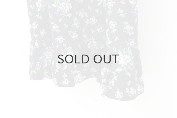 画像8: 別注!! cotton print dress (BK) (8)