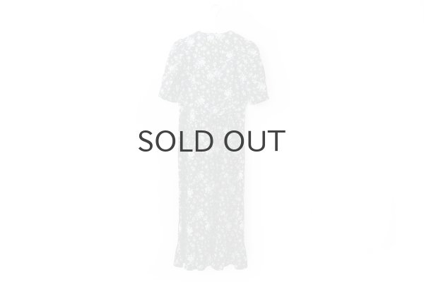 画像2: 別注!! cotton print dress (BK) (2)