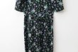 画像5: 別注!! cotton print dress (BK) (5)