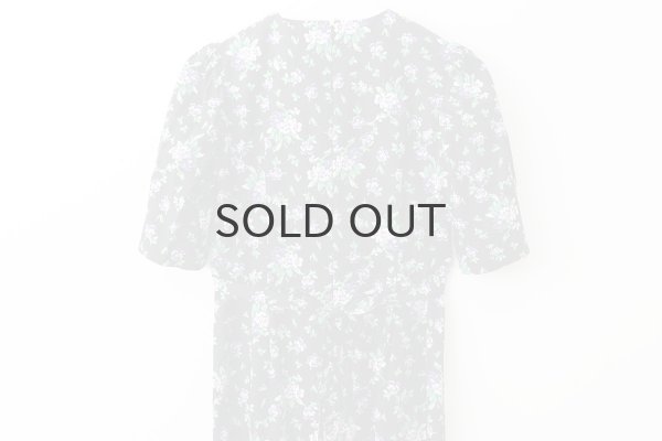 画像9: 別注!! cotton print dress (BK) (9)