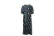 画像1: 別注!! cotton print dress (BK) (1)