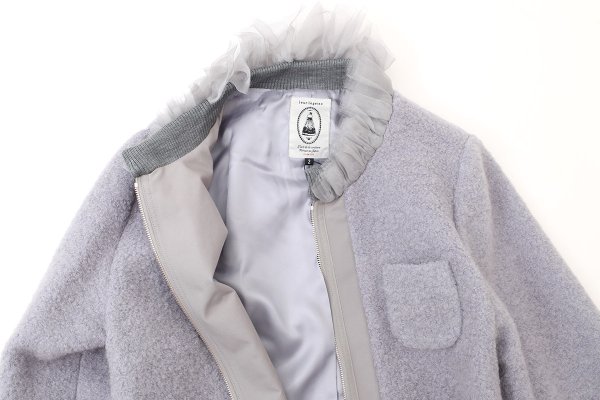 画像9: 別注!! zip up coat (LGY) (9)
