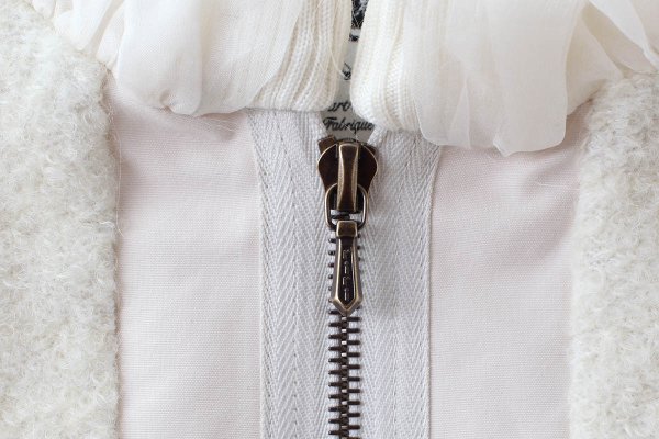 画像5: 別注!! zip up coat (WH) (5)