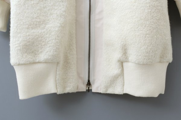 画像8: 別注!! zip up coat (WH) (8)