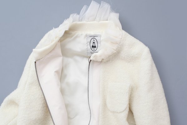 画像11: 別注!! zip up coat (WH) (11)