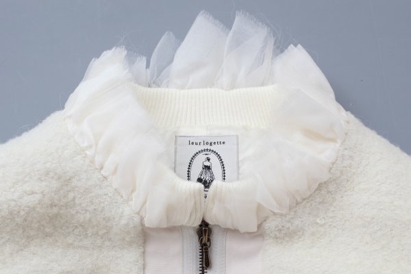 画像4: 別注!! zip up coat (WH) (4)