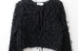 画像4: stretch tulle top (BK) (4)