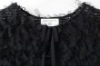 画像5: stretch tulle top (BK) (5)