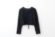 画像2: stretch tulle top (BK) (2)