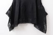 画像4: wrinkle silk top (BK) (4)