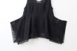 画像5: wrinkle silk top (BK) (5)