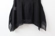 画像10: wrinkle silk top (BK) (10)