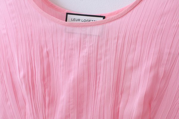 画像7: wrinkle silk top (PK) (7)