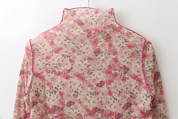 画像9: forest flower tulle print top (PK) (9)