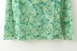 画像7: forest flower tulle print top (GR) (7)