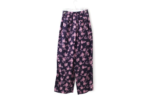 画像2: room flower curpa print pants (PP) (2)