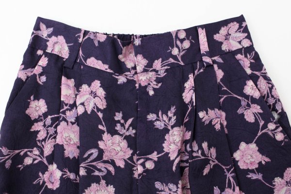 画像4: room flower curpa print pants (PP) (4)