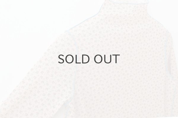 画像5: cherry rose tulle print top (BG) (5)