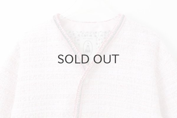 画像3: 別注!! strawberry tweed jacket (PK) (3)