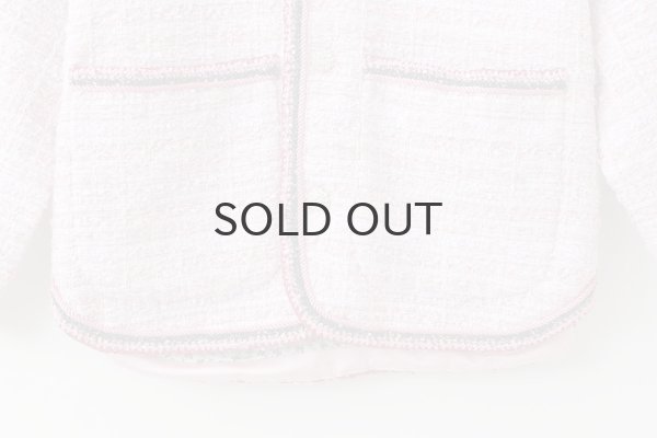 画像12: 別注!! strawberry tweed jacket (PK) (12)