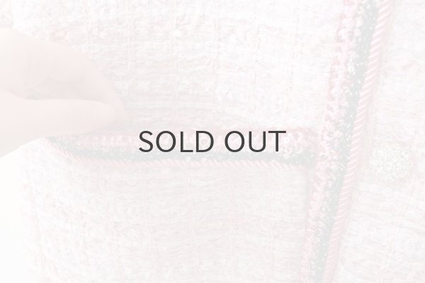 画像13: 別注!! strawberry tweed jacket (PK) (13)