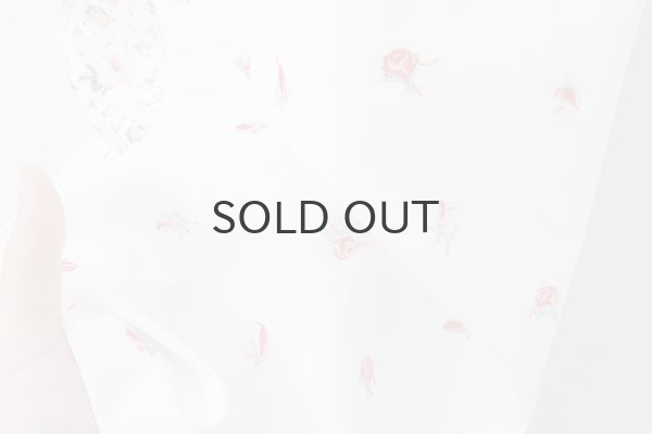 画像13: cotton flower embroidery pants (WH) (13)