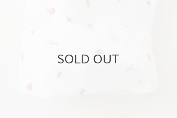 画像10: cotton flower embroidery pants (WH) (10)