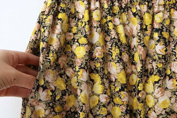 画像5: 別注!! print gather skirt  (5)