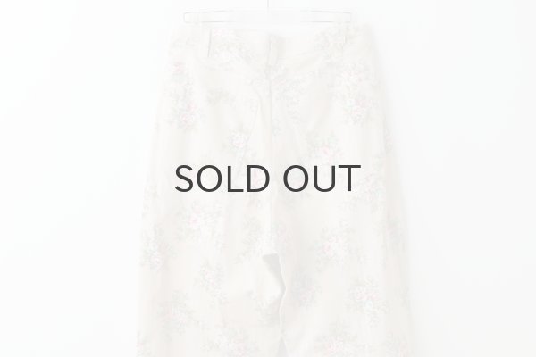 画像9: vintage flower cotton print pants (BG) (9)