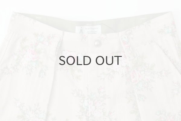 画像4: vintage flower cotton print pants (BG) (4)