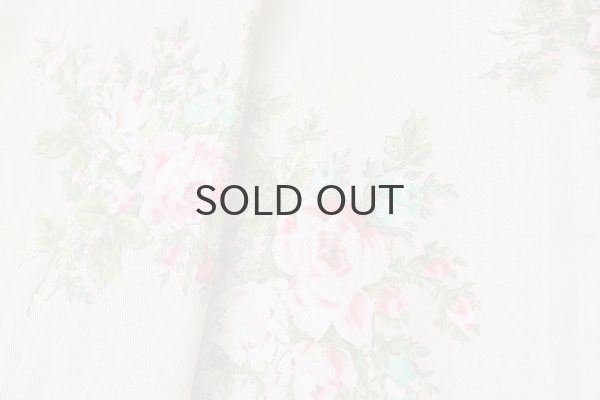 画像11: vintage flower cotton print pants (BG) (11)