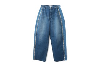 【美品】leur logette (ルール ロジェット)ビジューデニムジャケット leur logette ルールロジェット 10oz denim jacket