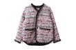 画像1: candy tweed jacket (PK) (1)