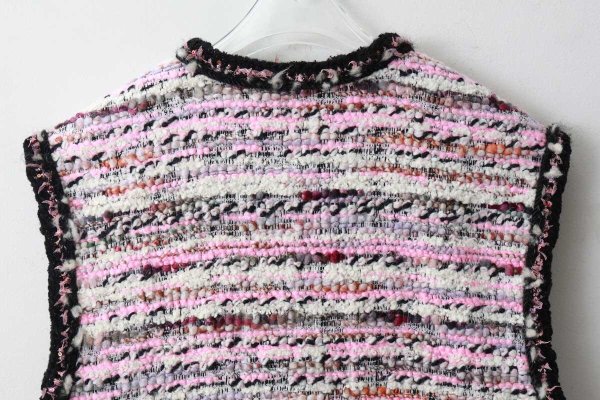 画像10: candy tweed vest (PK) (10)