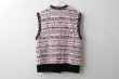 画像2: candy tweed vest (PK) (2)