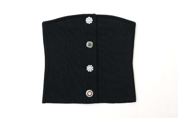 画像1: mirano rib bustier (BK) (1)