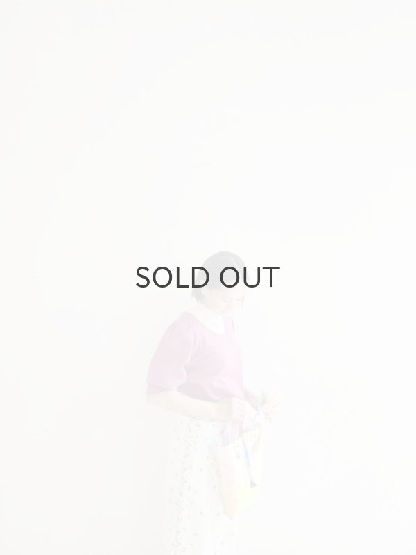 画像17: cotton flower embroidery pants (WH) (17)