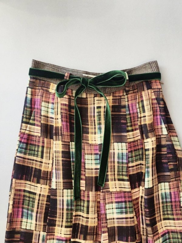 画像5: SALE30%OFF!! shadow check print pants (BG) (5)