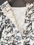画像7: flower tulle embroidery top (GR) (7)