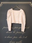 画像1: flower tulle embroidery top (BG) (1)