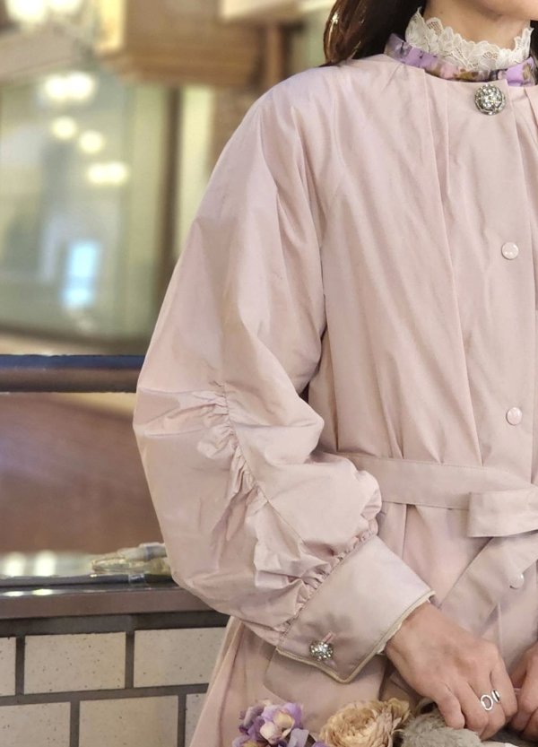 画像34: 別注!! micro taffta coat (BLGY) (34)