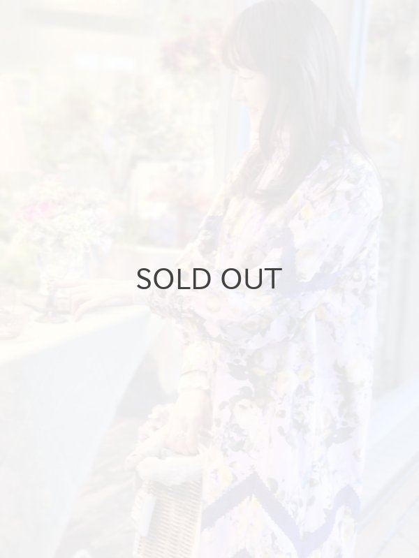 画像3: 別注!! print gather dress (PP) (3)