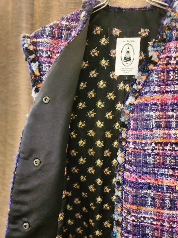 画像7: emiri tweed vest (PP) (7)