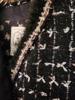 画像4: thread tweed vest (BK) (4)