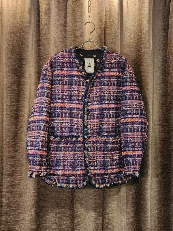 画像1: emiri tweed jacket (PP) (1)