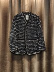 画像1: thread tweed jacket (BK) (1)