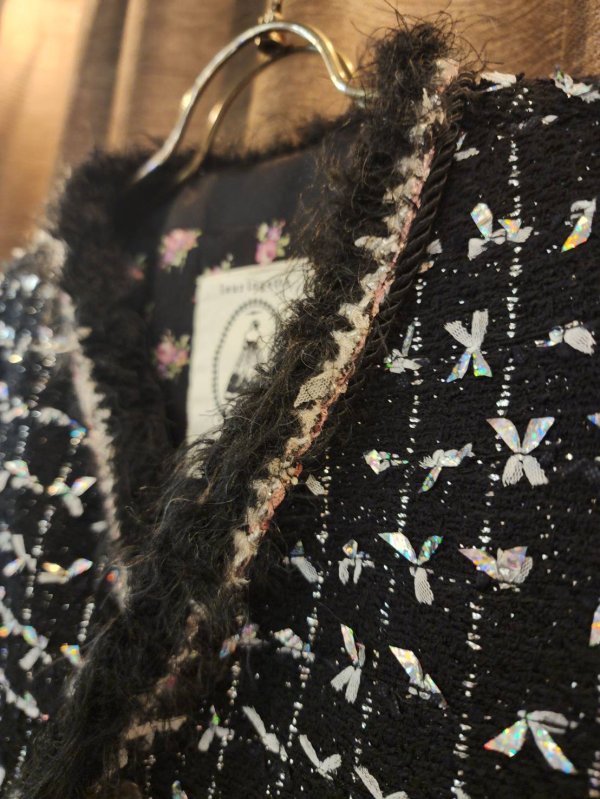 画像4: thread tweed jacket (BK) (4)