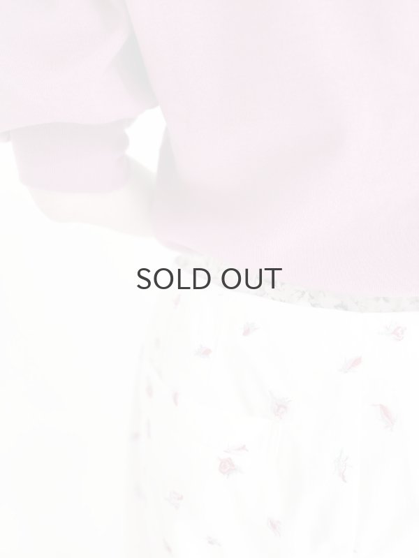 画像20: cotton flower embroidery pants (WH) (20)