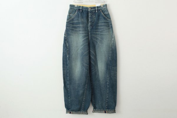 画像2: always バルーンワイドデニム DN4417E (BL) (2)