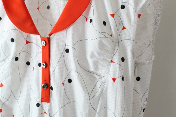 画像2: ☆ キャズエドゥミ 別注スペシャルアイテム sea fowl ドレス YS3750(WH) (2)